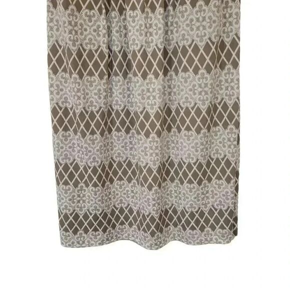 Perceptions NY Women's Taupe & White Poly/Spandex Lined Sleeveless Dress - Picture 8 of 10